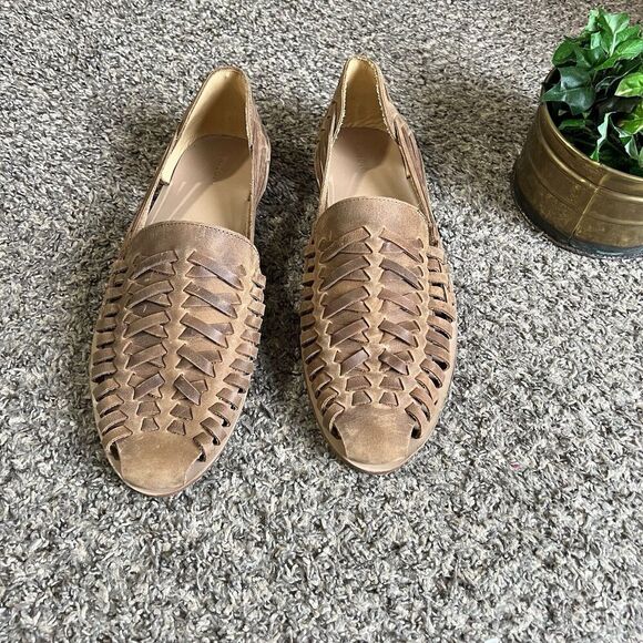 Nisolo Huarache Sandals Mens Size 13 Brown Leather New main image 8